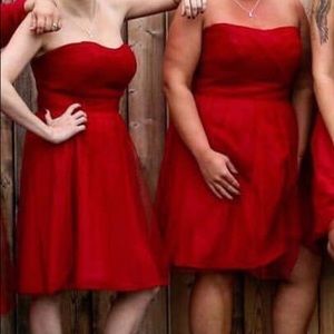 Strapless Bridesmaids dress worn once